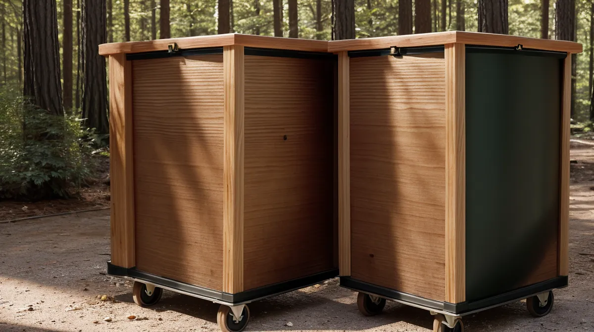 Hiding the Eyesore: Our DIY Outdoor Trash Can Enclosure Build Using Simple Plans